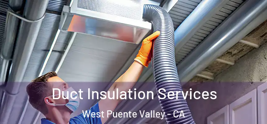  Duct Insulation Services West Puente Valley - CA